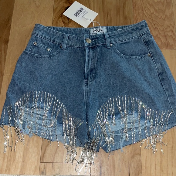 Showpo. Pants - Fringe shorts